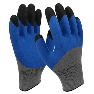 Versterkte latex gecoate werkhandschoenen, bulk